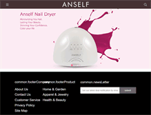 Tablet Screenshot of anself.com